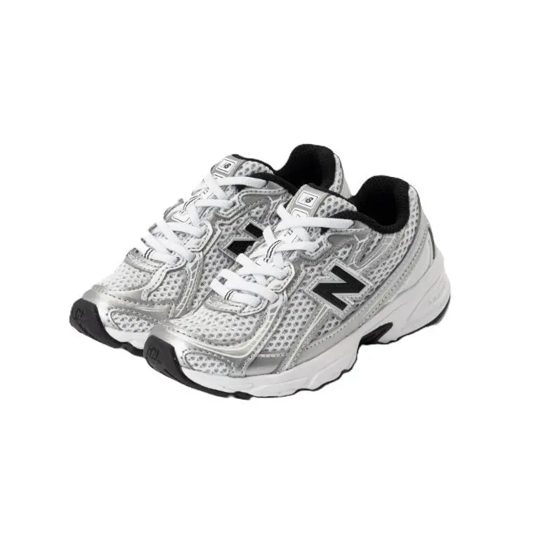 New Balance shoes - White/Silver/Black 7