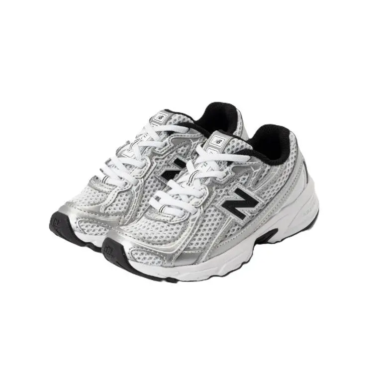 New Balance shoes - White/Silver/Black 7