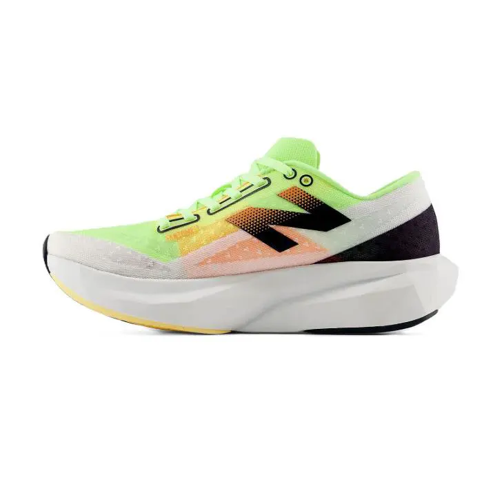 New Balance shoes - White/Bleached Lime Glo/Hot Mango 1