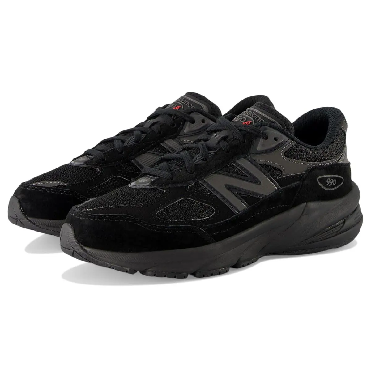 Children Unisex Shoes New Balance Kids 990V6 Infant/toddler/little Kid/big Kid - Black/Black Metallic 2
