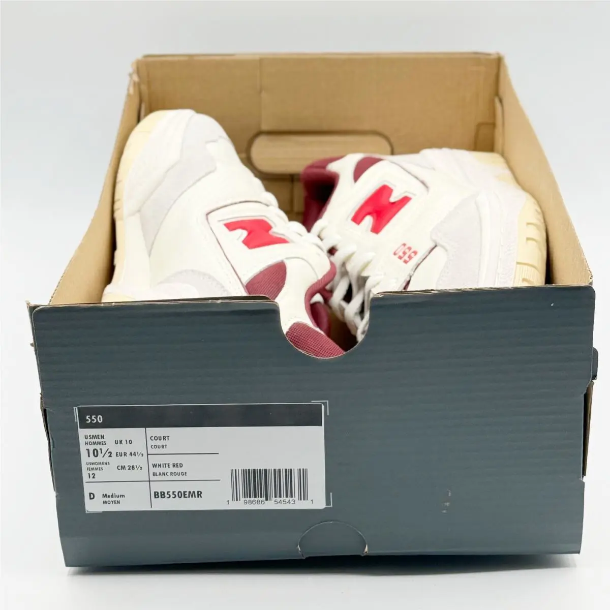 New Balance shoes - New Balance 550 - BB550EMR - White 0