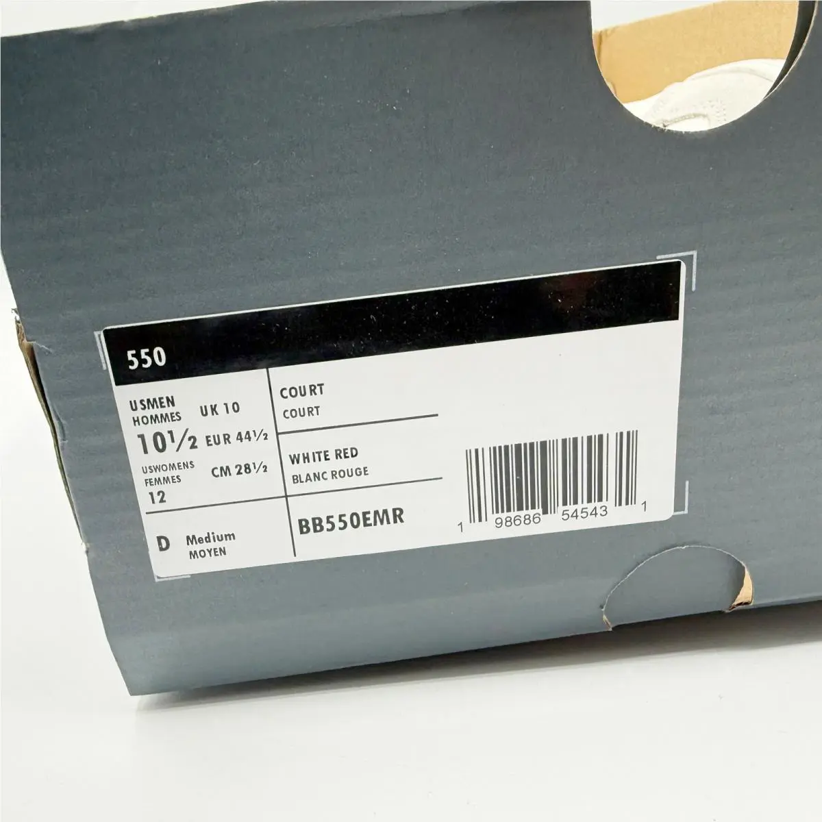 New Balance shoes - New Balance 550 - BB550EMR - White 7