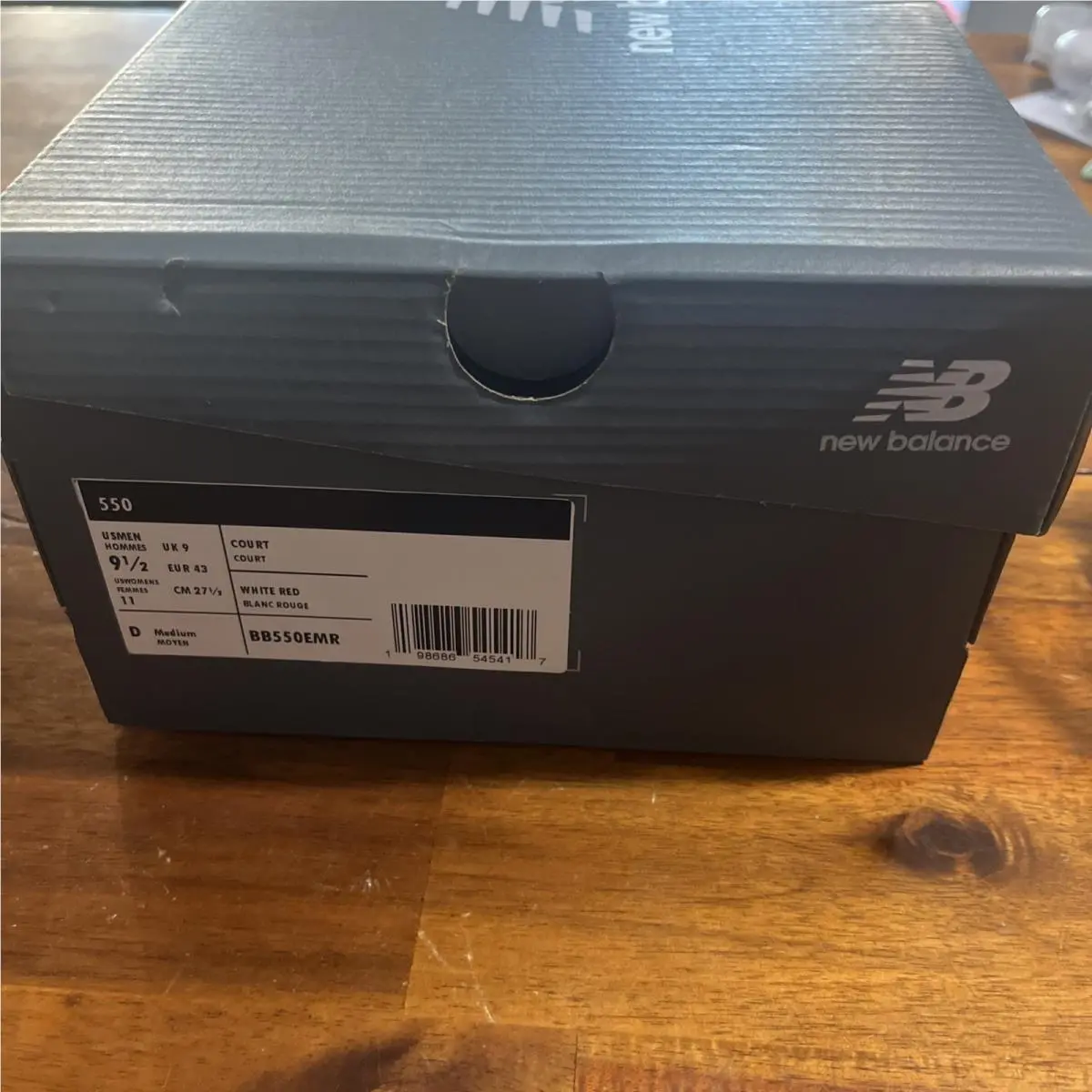 New Balance shoes - New Balance 550 - BB550EMR - White (UPC: 0198686545417) 11