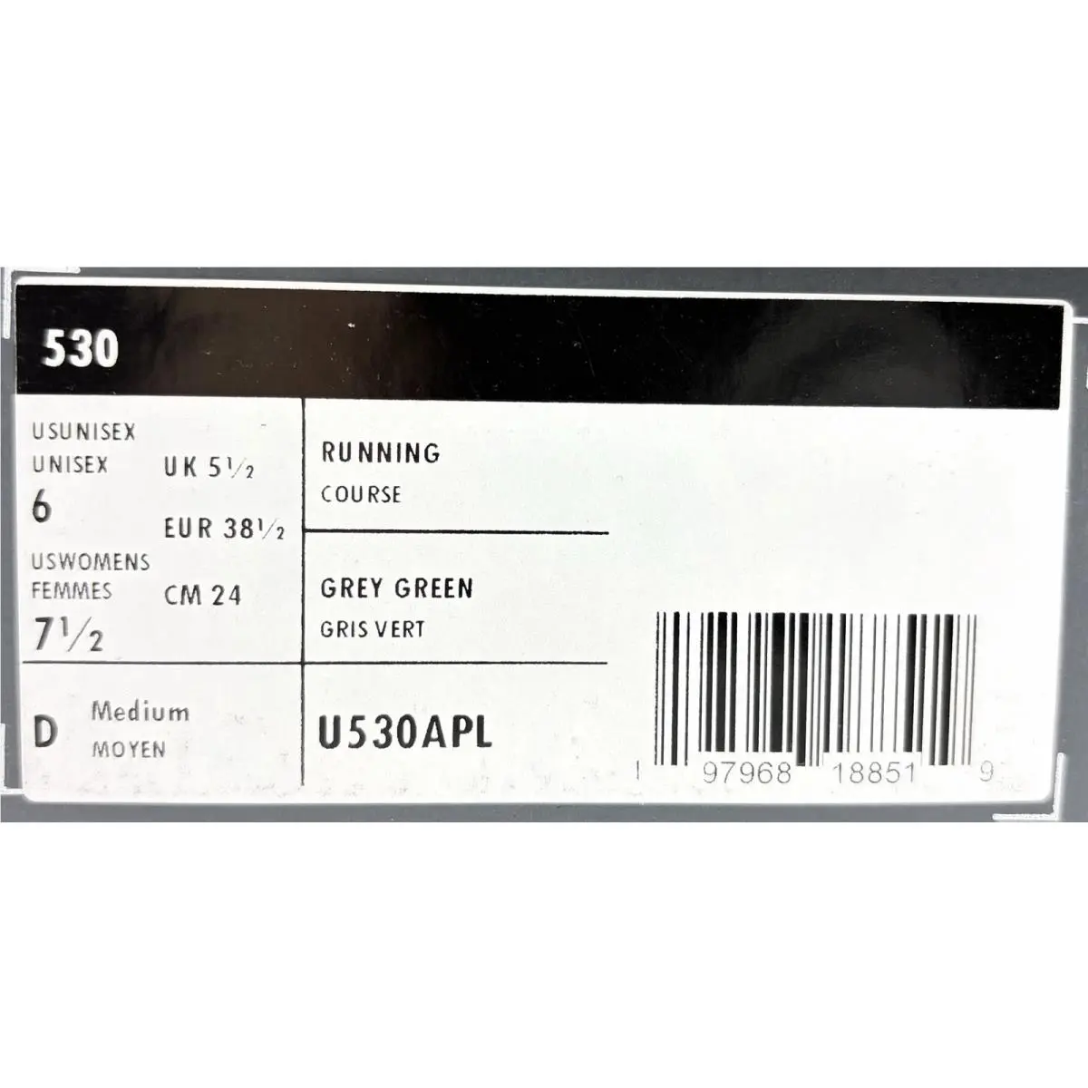 New Balance shoes - New Balance 530 - U530APL - Green Apple/Silver Metallic/White (UPC: 197968188519) 11