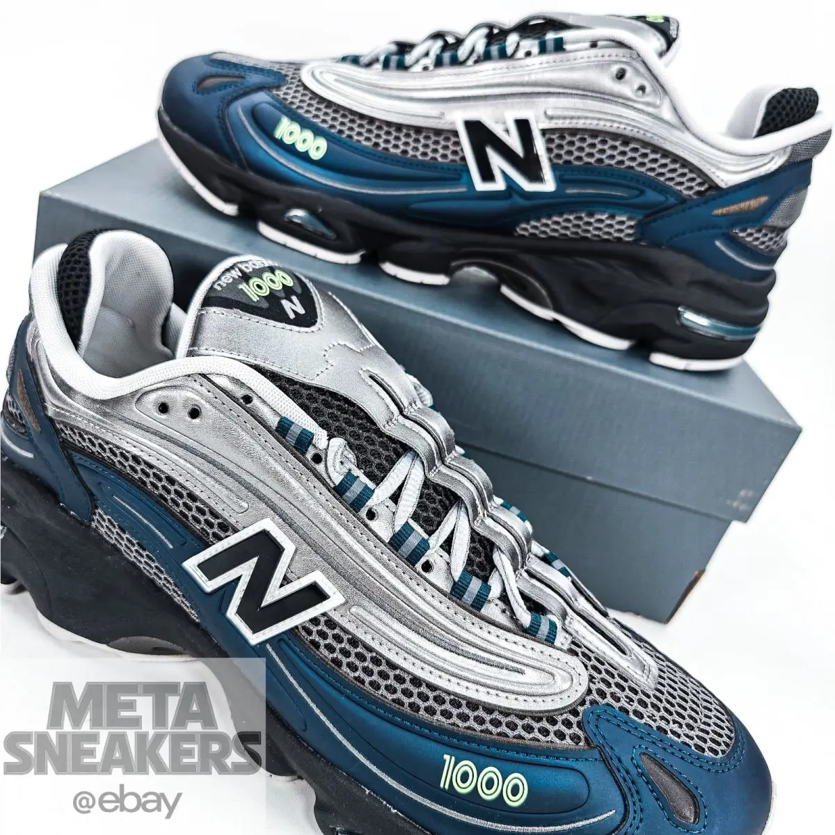New Balance shoes - New Balance 1000 - M1000S - Blue / Grey 9