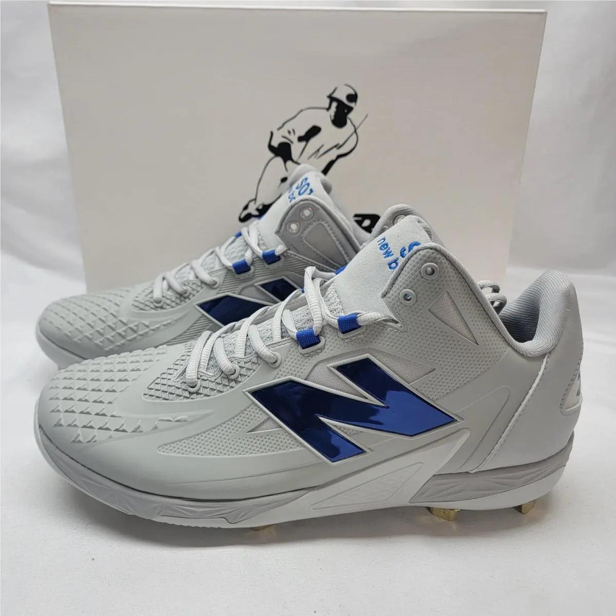 New Balance Shohei Ohtani Promo Baseball Cleats Men Size 12.5 MSHOTA1 Grey Blue