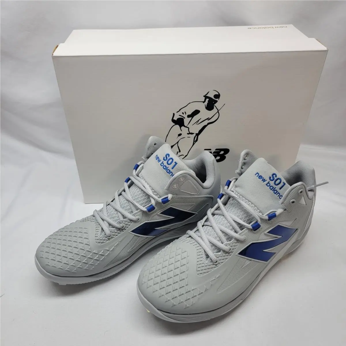 New Balance shoes - New Balance Ohtani 1 - Ohtani - MSHOTA1 - Gray / Blue (UPC: 197967457630) 0