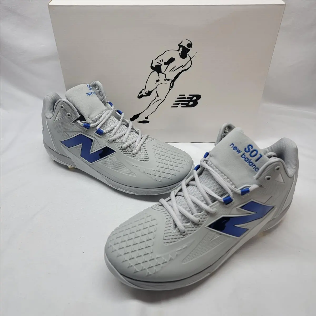 New Balance shoes - New Balance Ohtani 1 - Ohtani - MSHOTA1 - Gray / Blue (UPC: 197967457630) 1
