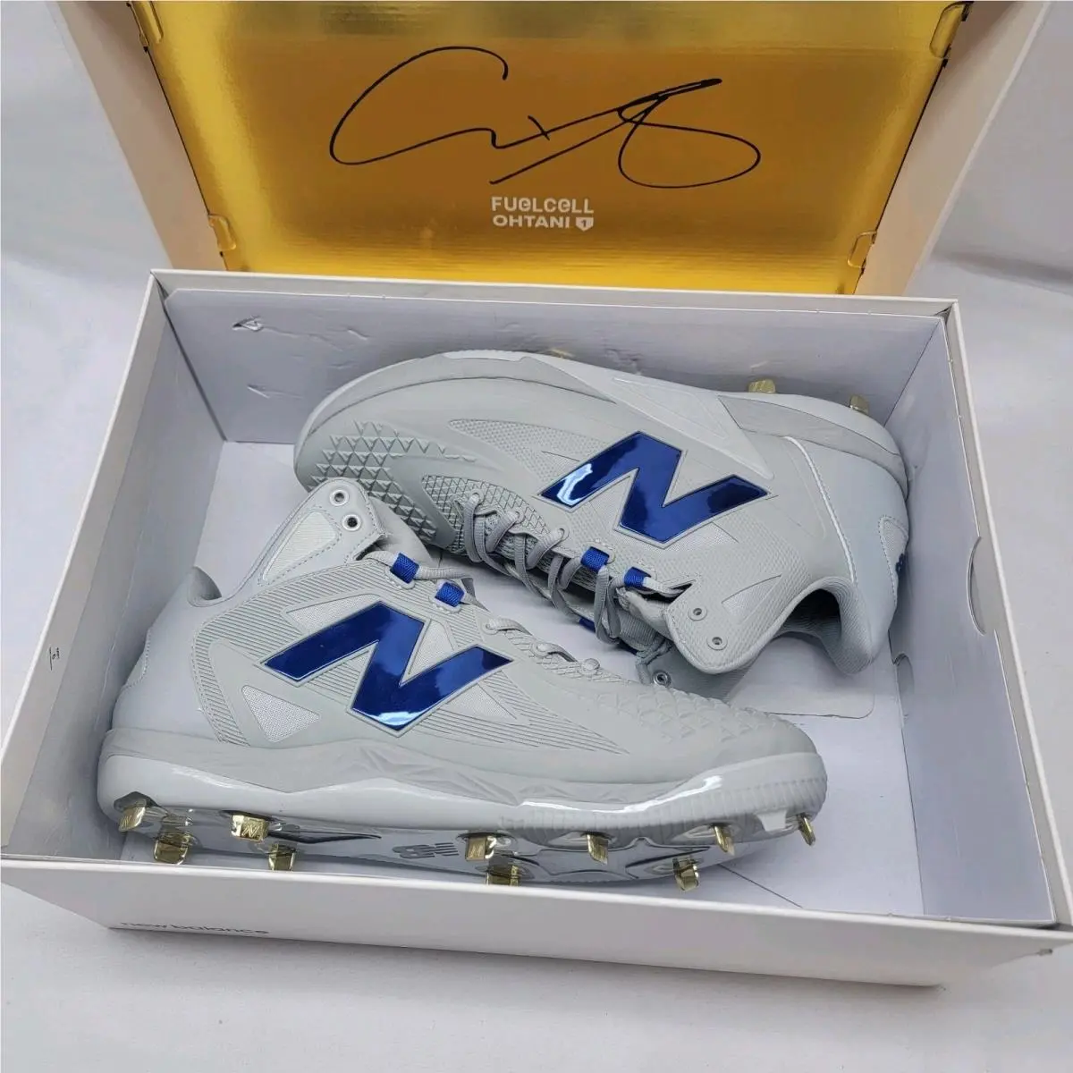 New Balance shoes - New Balance Ohtani 1 - Ohtani - MSHOTA1 - Gray / Blue (UPC: 197967457630) 8