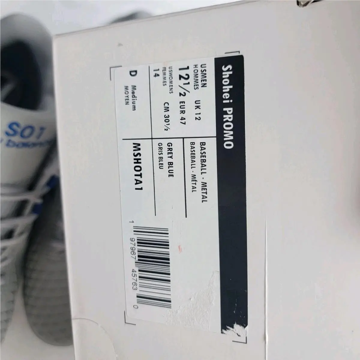 New Balance shoes - New Balance Ohtani 1 - Ohtani - MSHOTA1 - Gray / Blue (UPC: 197967457630) 10