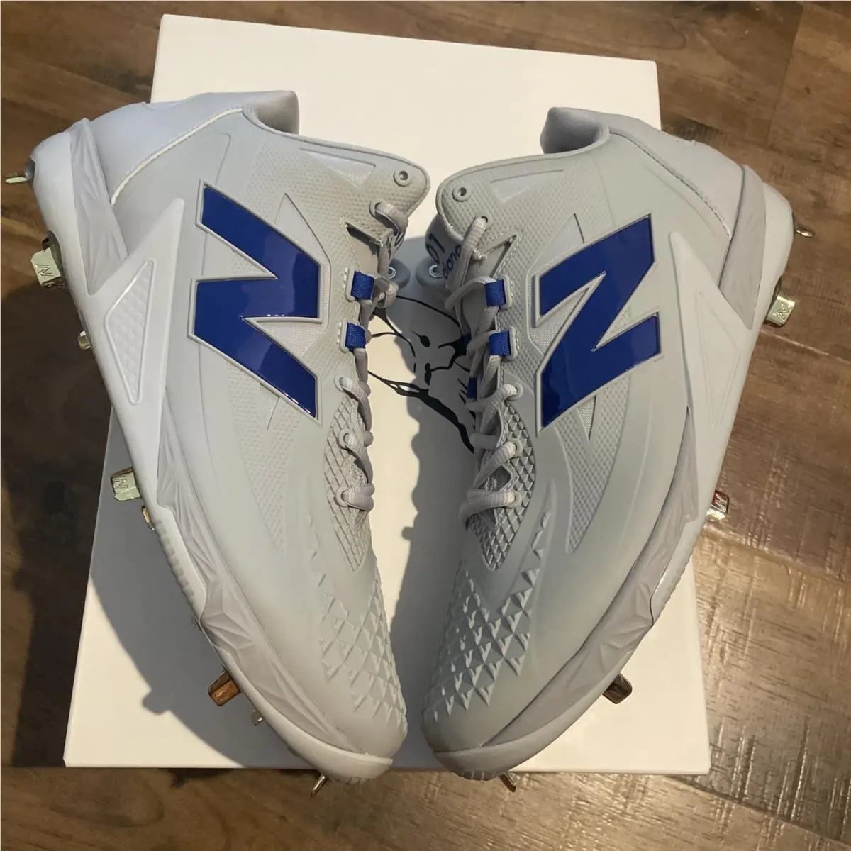 New Balance shoes - New Balance Ohtani 1 - Ohtani - MSHOTA1 - Gray / Blue (UPC: 197967457630) 2