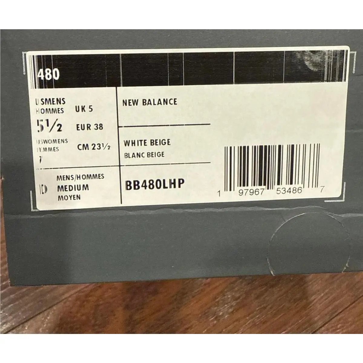 New Balance shoes - New Balance 480 - BB480LHP - Beige 7
