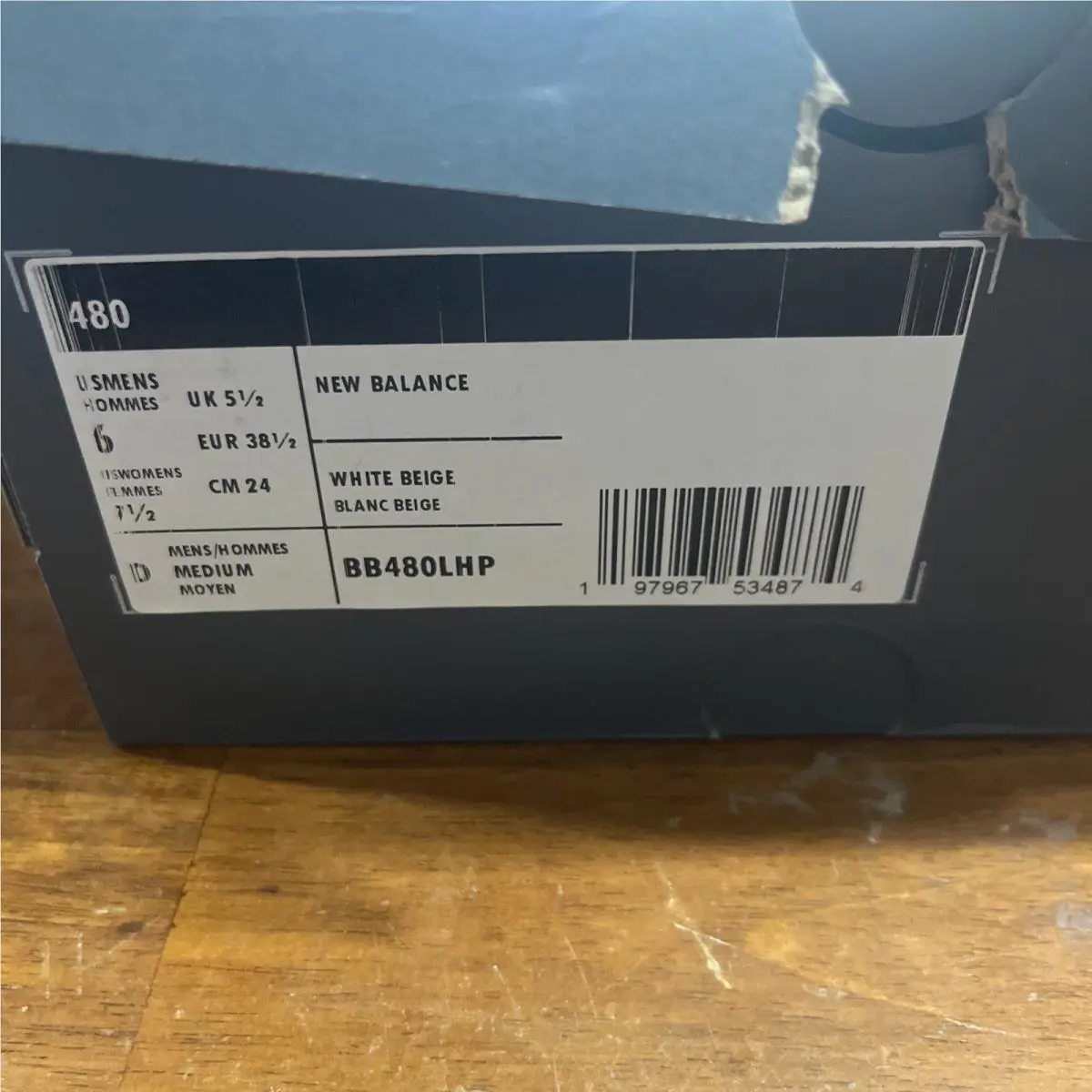 New Balance shoes - New Balance 480 - BB480LHP - Beige 10