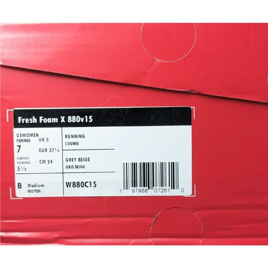New Balance shoes - New Balance Fresh Foam - Fresh Foam - W880C15 - Gray 6