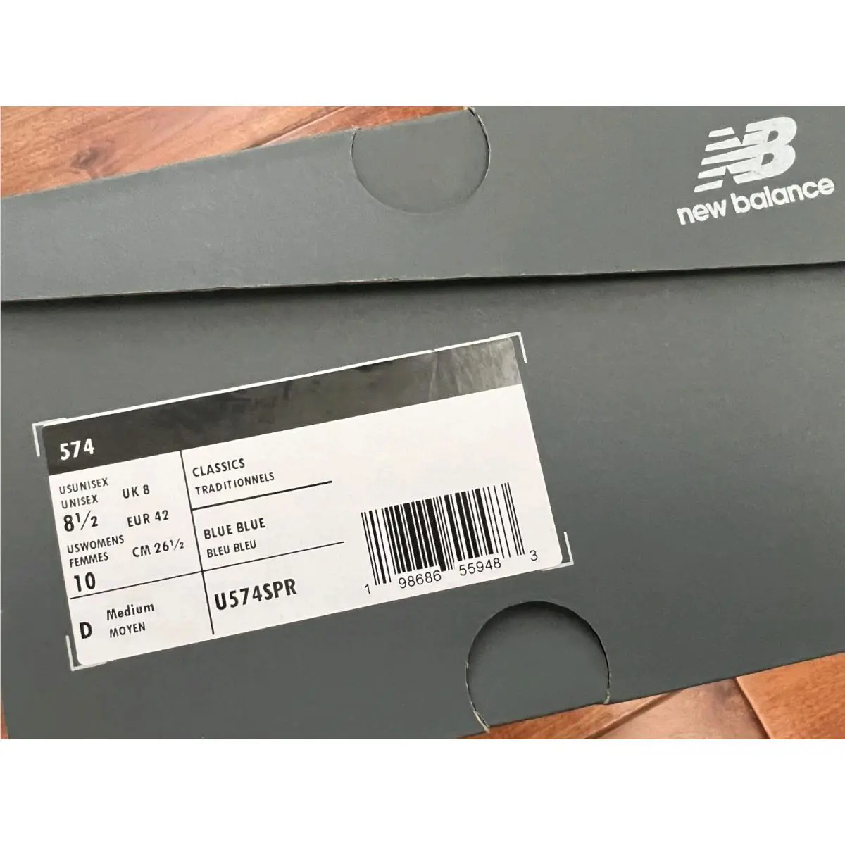 New Balance shoes - New Balance 574 - U574SPR - Blue (UPC: 198686559476) 0
