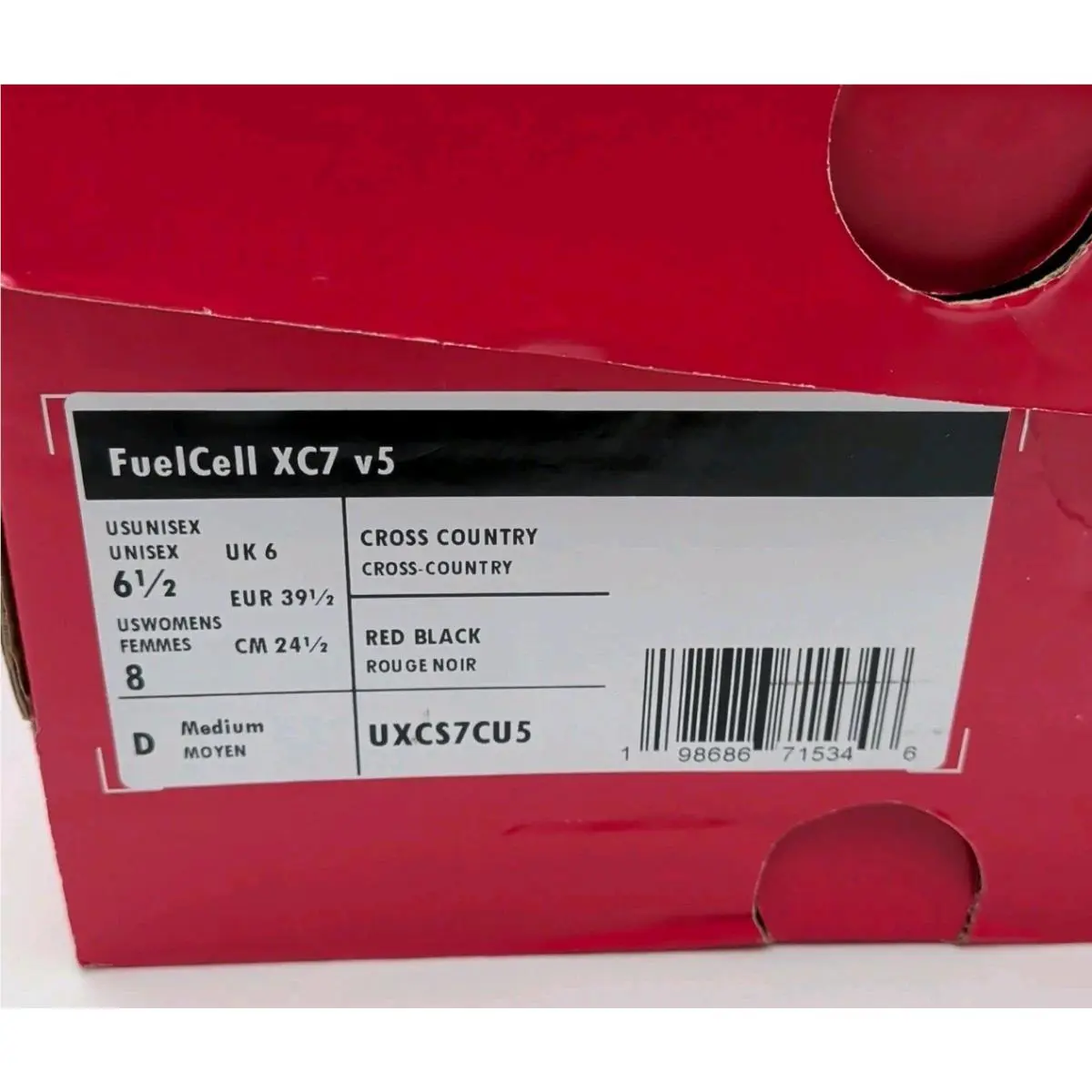New Balance shoes - New Balance XC-7 - UXCS7CU5 - Pink (UPC: 198686715346) 0