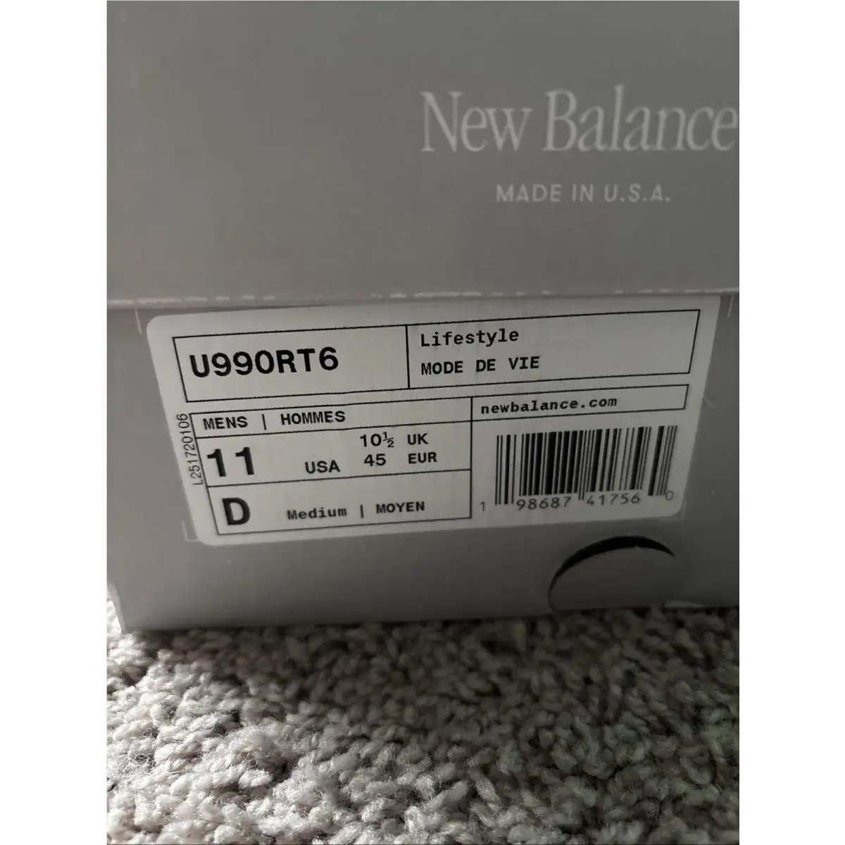 New Balance shoes - New Balance 990v6 - U990RT6 - Red 1