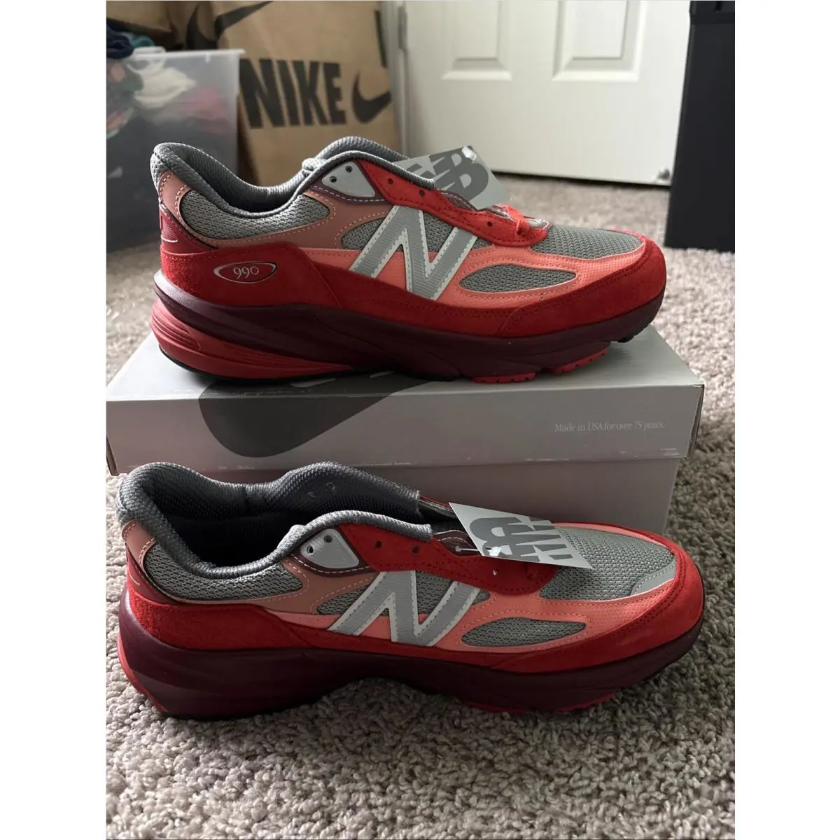 New Balance shoes - New Balance 990v6 - U990RT6 - Red 4
