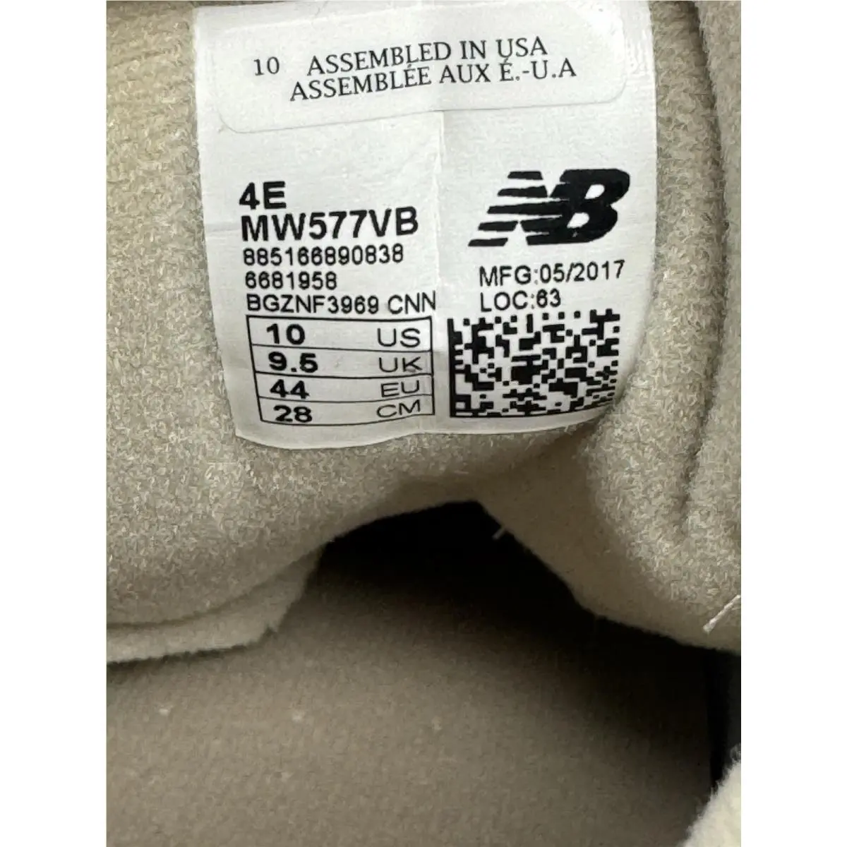 New Balance shoes - MW577VB - MW577VB - Beige 4