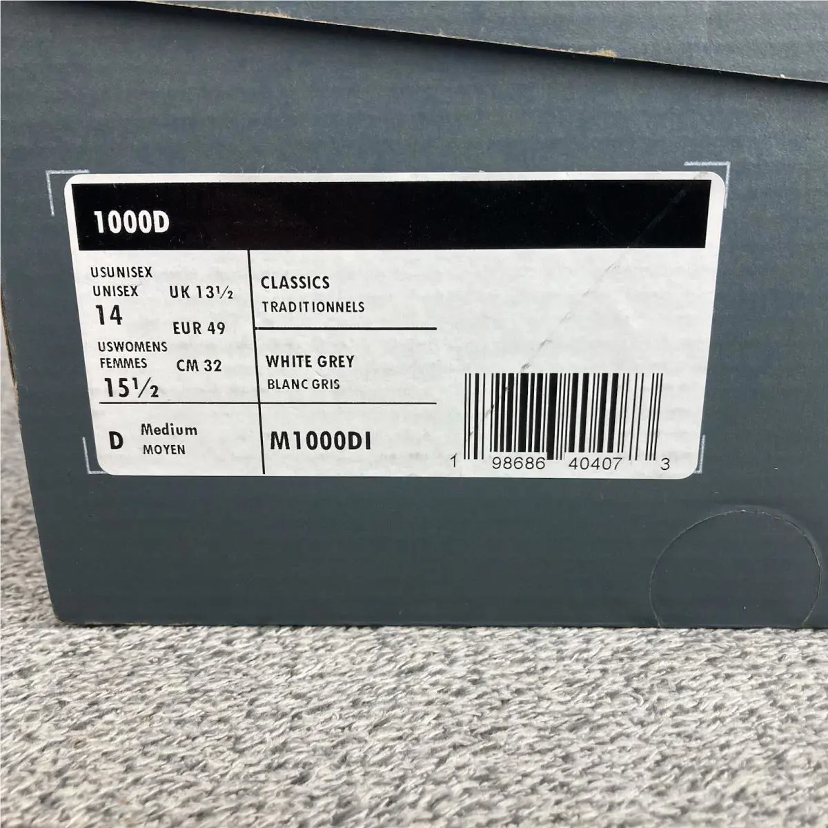 New Balance shoes - New Balance 1000 - M1000DI - Silver 9