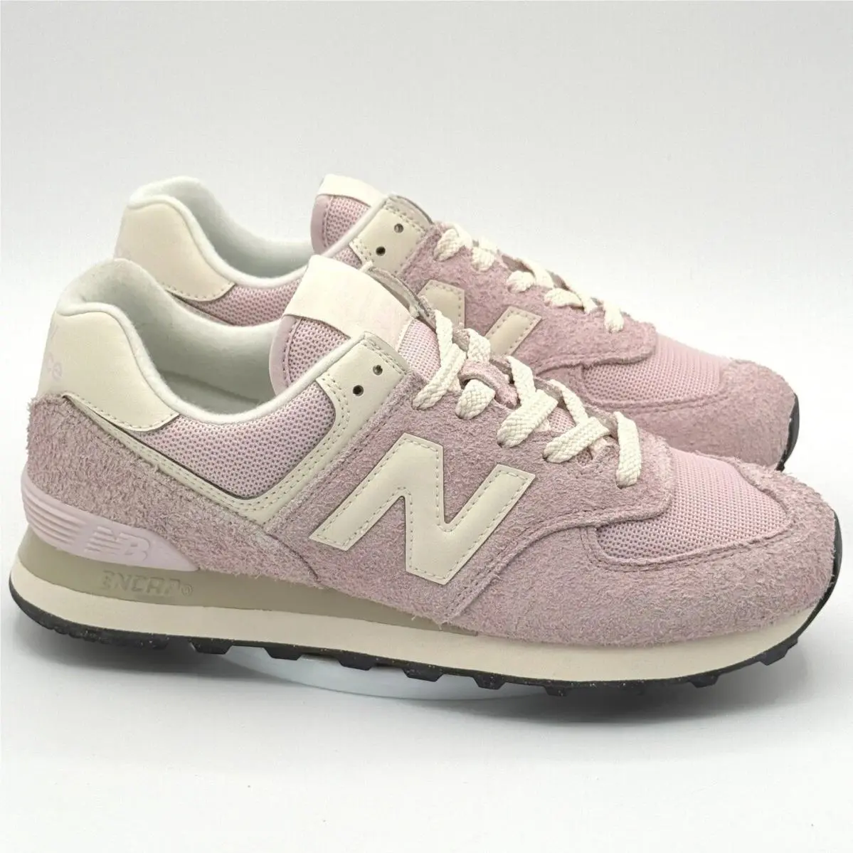 New Balance 574 Rose Sugar Size 7.5 Permafrost Pink Beige Womens WL574CPP - New