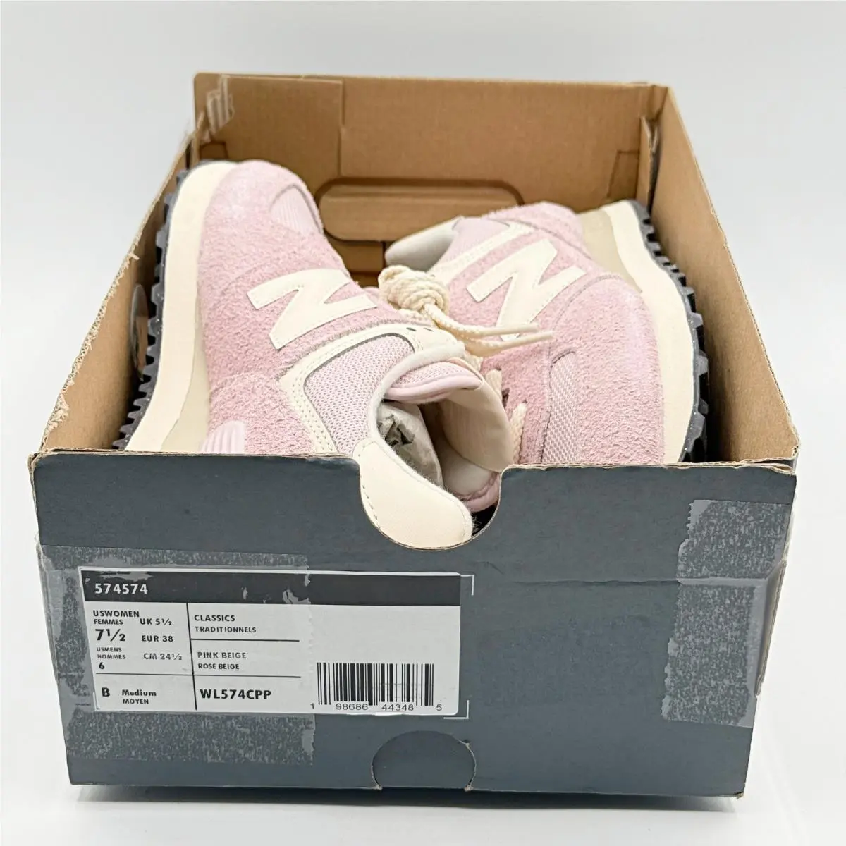 New Balance shoes - New Balance 574 - WL574CPP - Pink (UPC: 198686443485) 0
