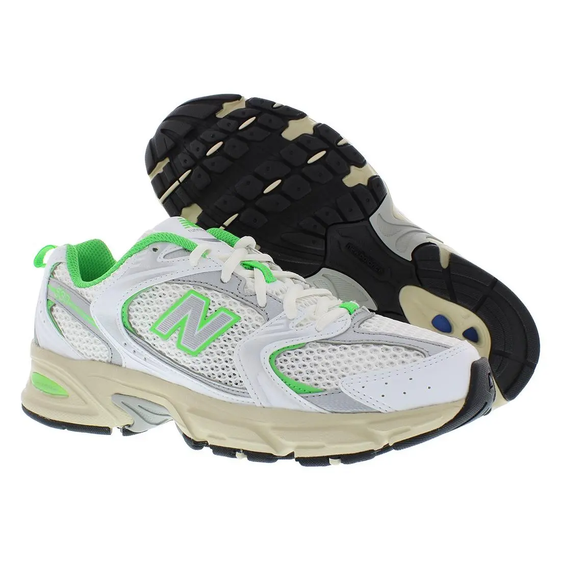 New Balance 530 Mens Shoes Size 6 Color: White/green
