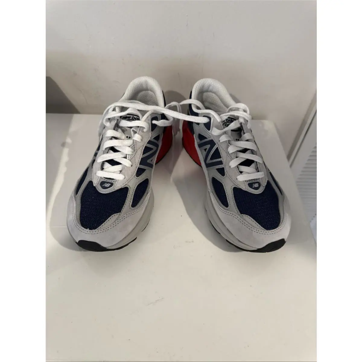New Balance shoes - New Balance 990 - Grey Matter/Team Red 4