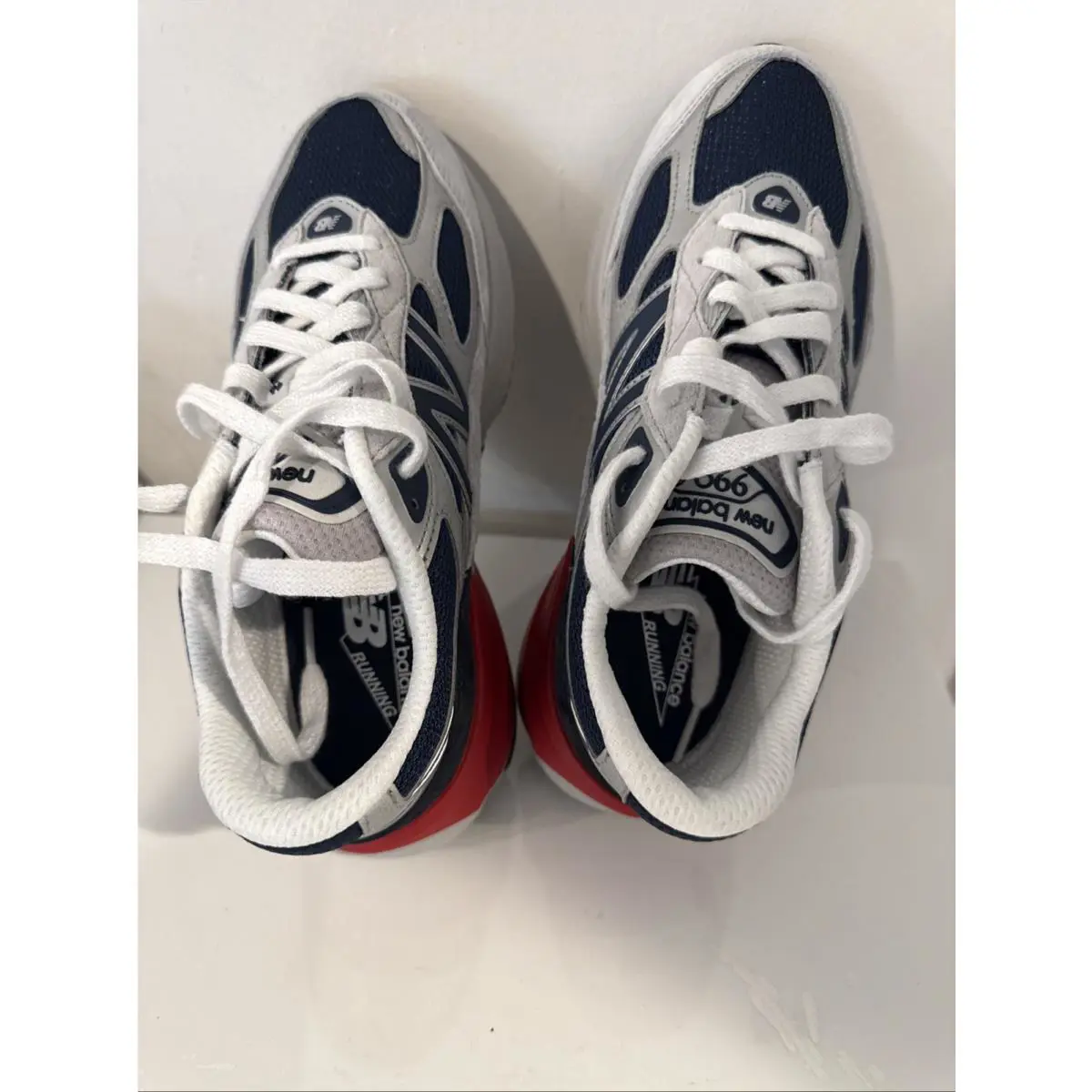 New Balance shoes - New Balance 990 - Grey Matter/Team Red 7