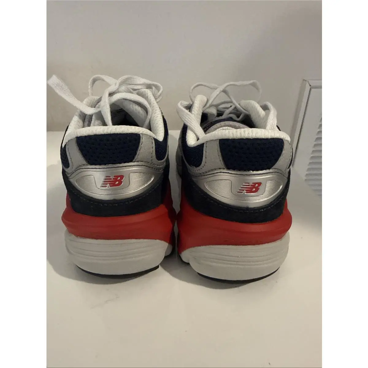 New Balance shoes - New Balance 990 - Grey Matter/Team Red 8