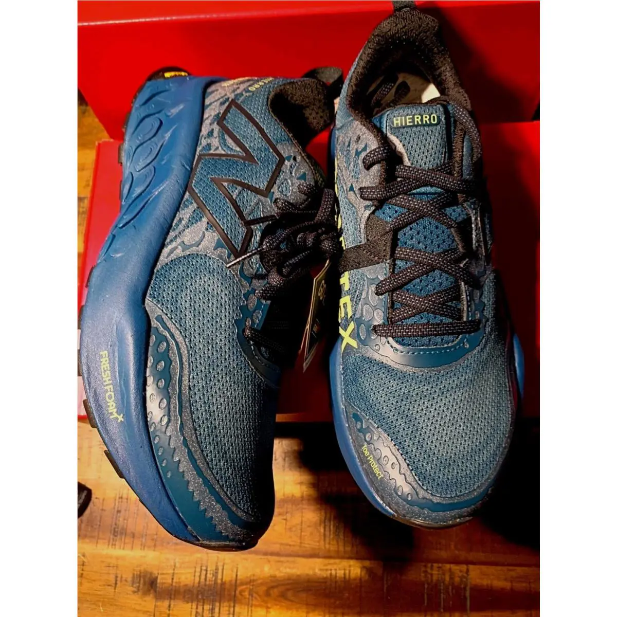 New Balance shoes - New Balance Fresh Foam Hierro - Deep Sea/Black 1