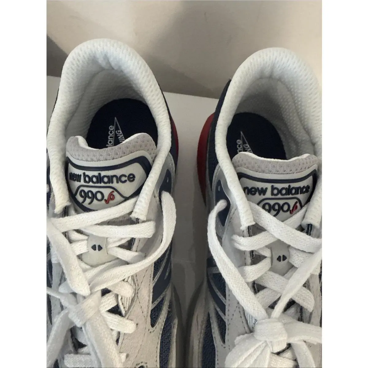 New Balance shoes - New Balance 990 - Gray Red Gris Rouge 8