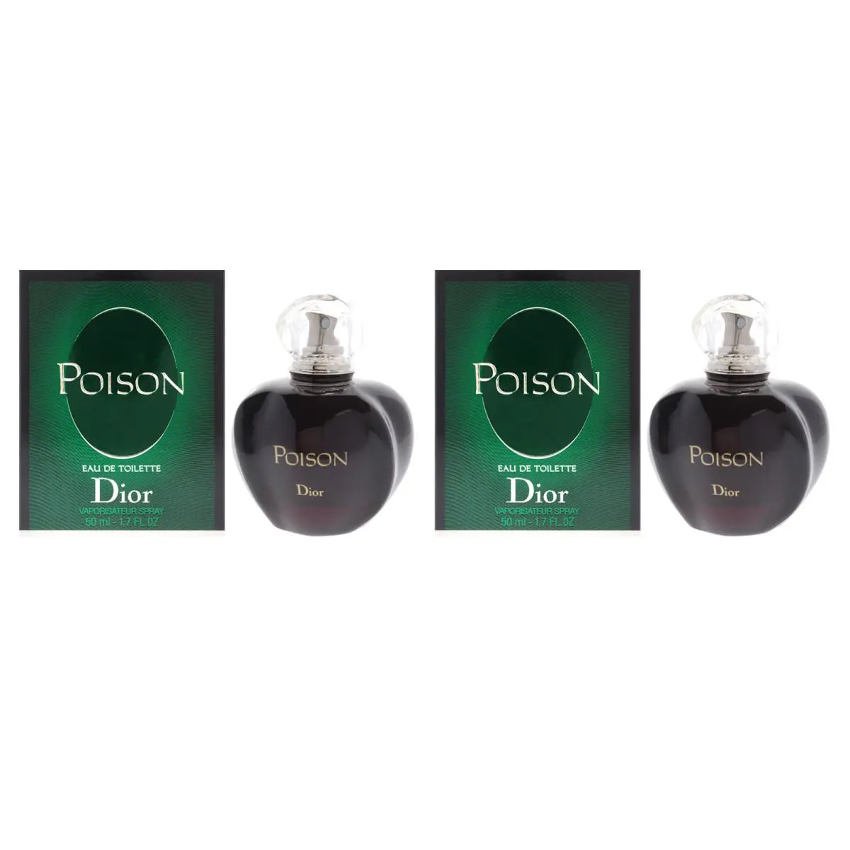 Poison by Christian  For Women - 1.7 oz Edt Spray - Pack of 2 by Dior