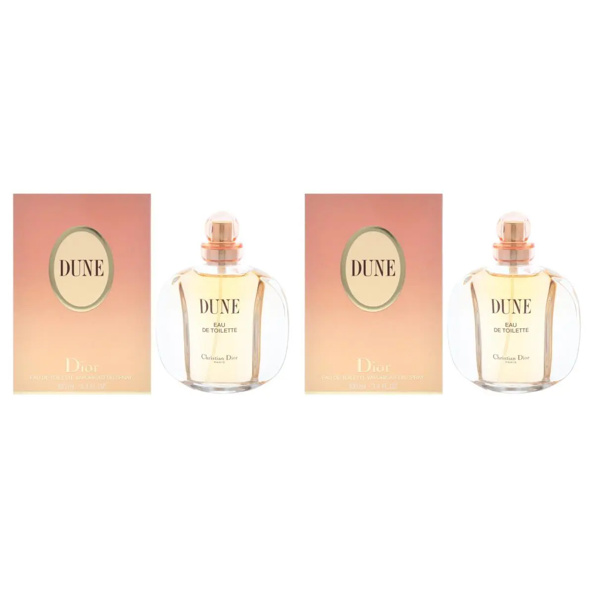 Dune by Christian  For Women - 3.4 oz Edt Spray - Pack of 2 by Dior