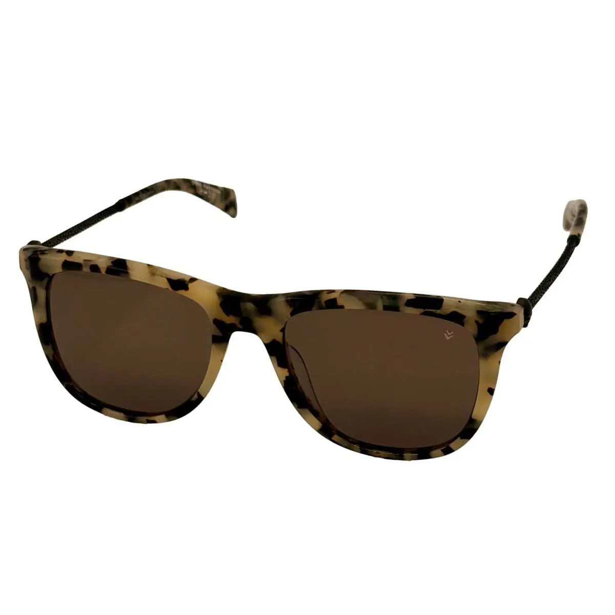 Mens Tortoise Plastic Square Sunglass V544 Smoke Lens by John Varvatos