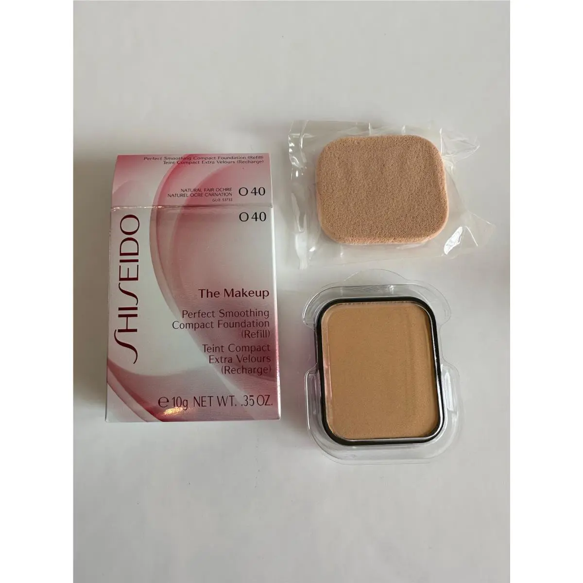 Shiseido Perfect Smoothing Compact Foundation O40 / O 40 Natural Fair Ochre