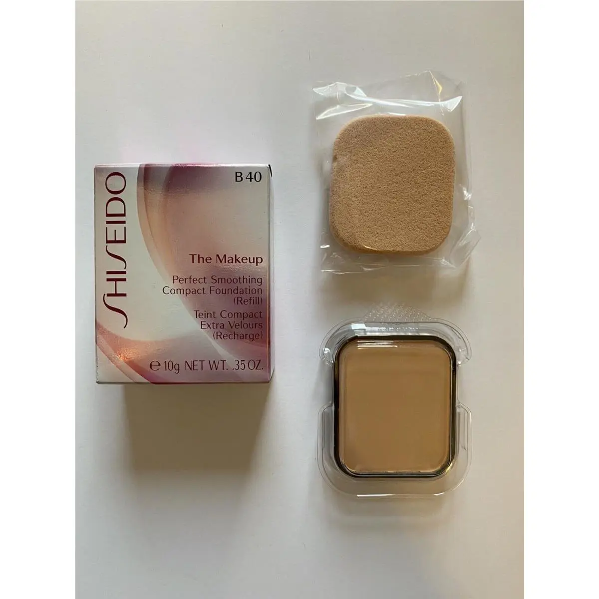 Shiseido The Makeup Perfect Smoothing Compact Foundation Refill B40