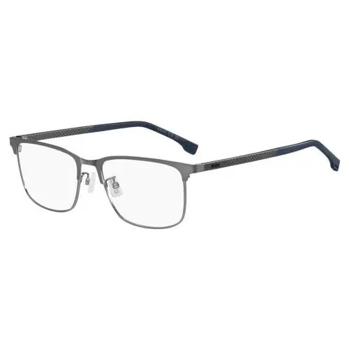Boss 802/F V6D Hugo Boss Eyeglasses Color Dark Ruthenium Blue 56-18-145