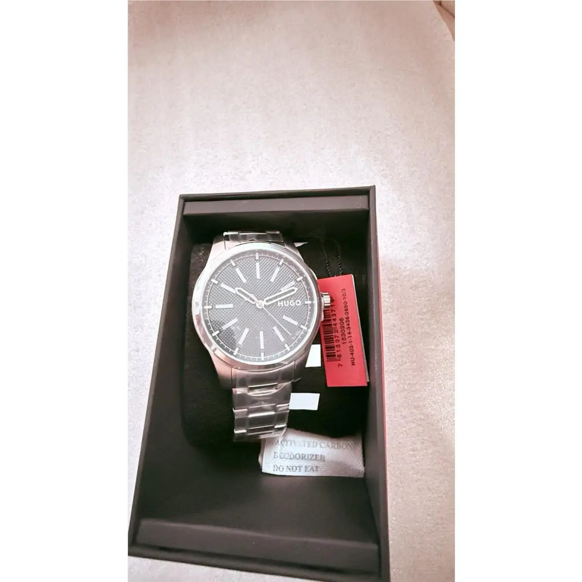 1530206 Blue Dial Silver Stainless Steel Bracelet Men’s Watch by Hugo Boss