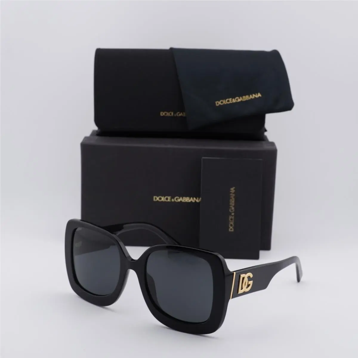 Dolce Gabbana DG4513 501/87 Shiny Black/grey 55-21-145 Sunglasses
