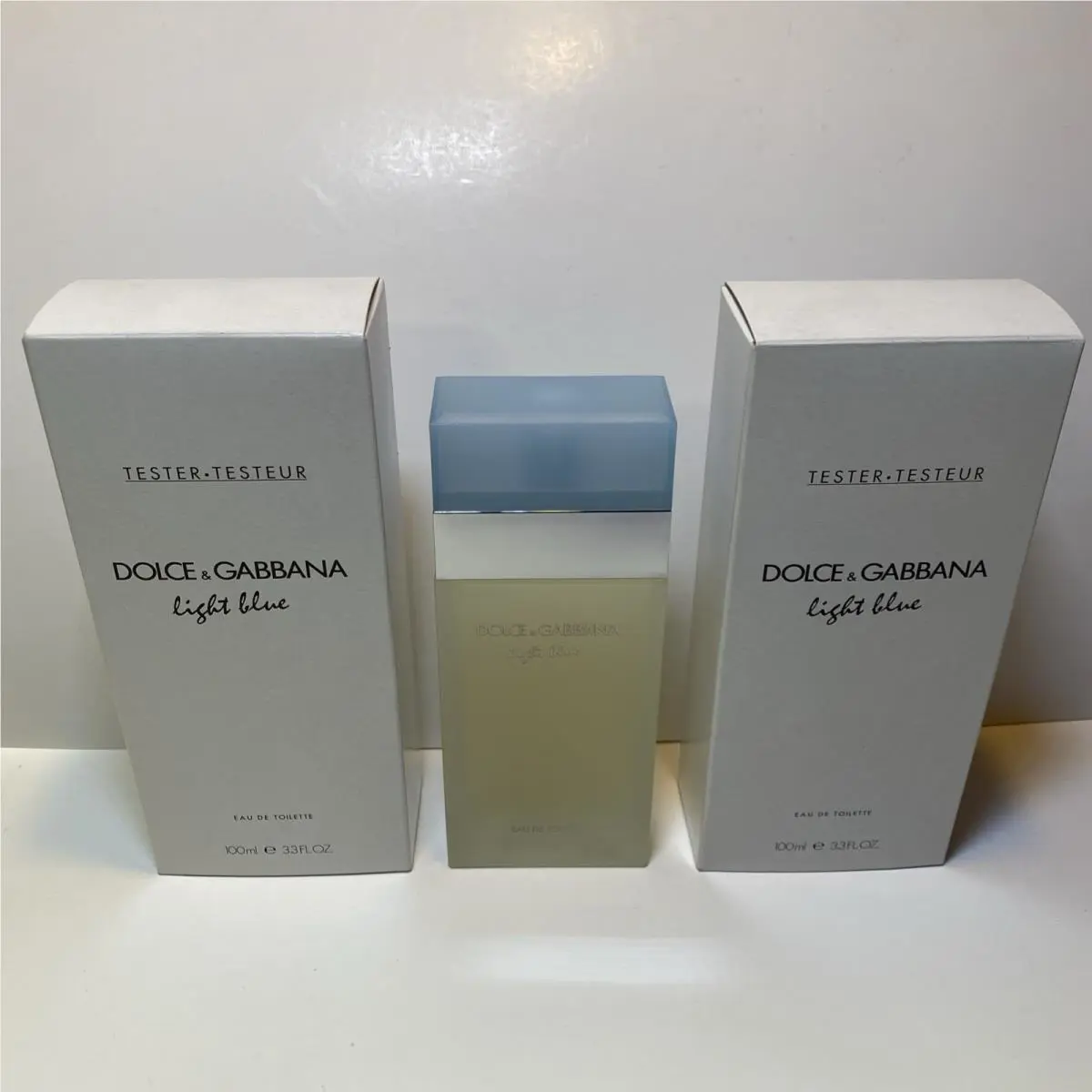 3 Dolce Gabbana Light Blue 100ml 3.3 Oz Eau De Toilette Women`s