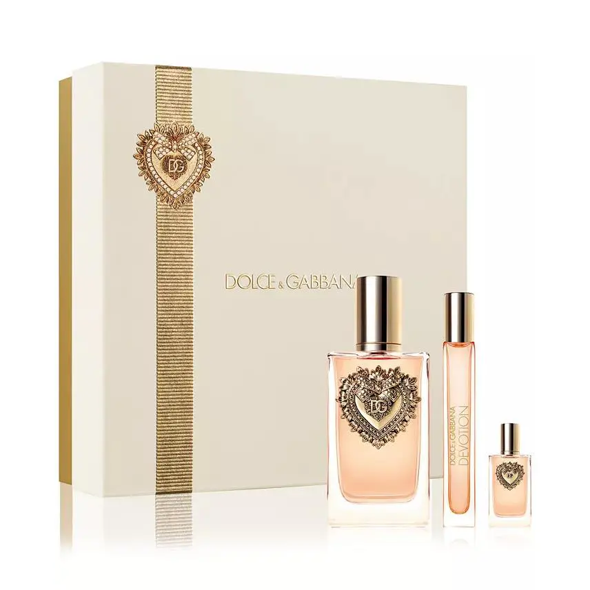 Dolce Gabbana D G Devotion 3pc Set 3.3oz Edp Spray +33oz Edp Travel Spray +33oz Edp Splash