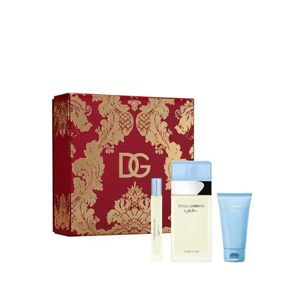 Dolce Gabbana Light Blue Fragrance For Women 3 Piece Gift Set