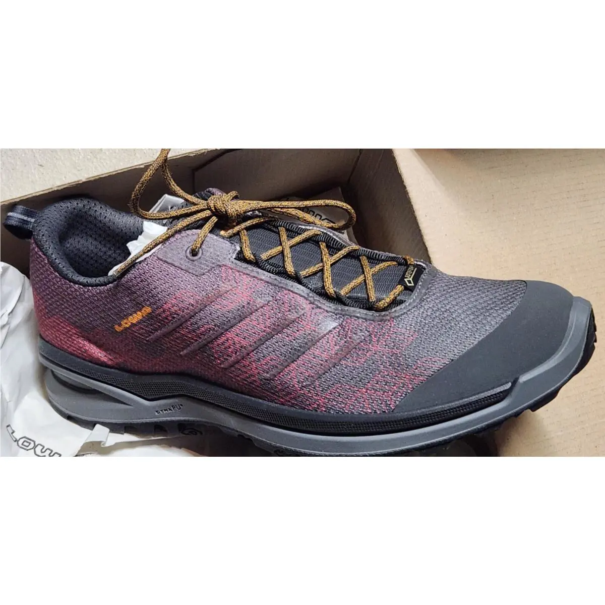 Lowa Women`s Lynnox Gtx Lo Shoe Wine Red / Mandarine