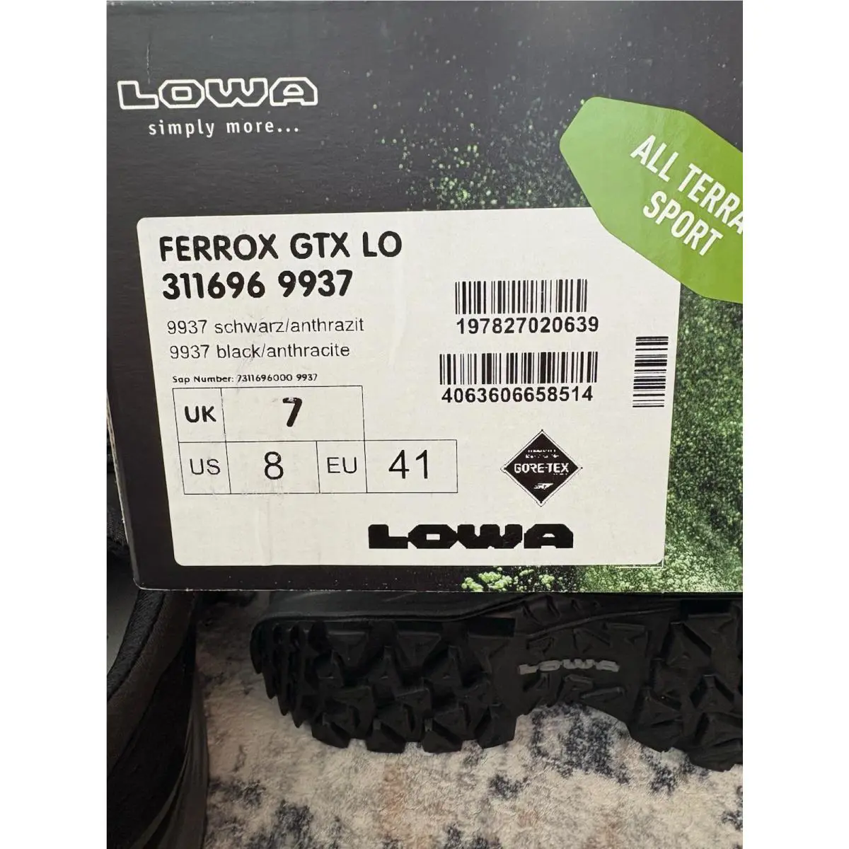 Lowa shoes - LOWA FERROX PRO GTX - FERROX PRO GTX - Black/anthracite 14