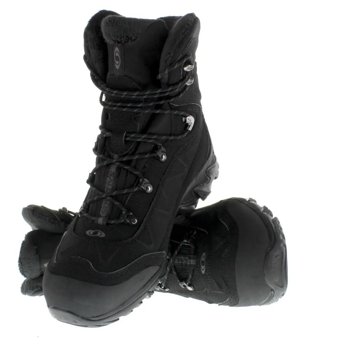 Lowa Salomon 108746 Men`s Nytro WP Cold Weather Hiking Boots Black Size 8 Nos