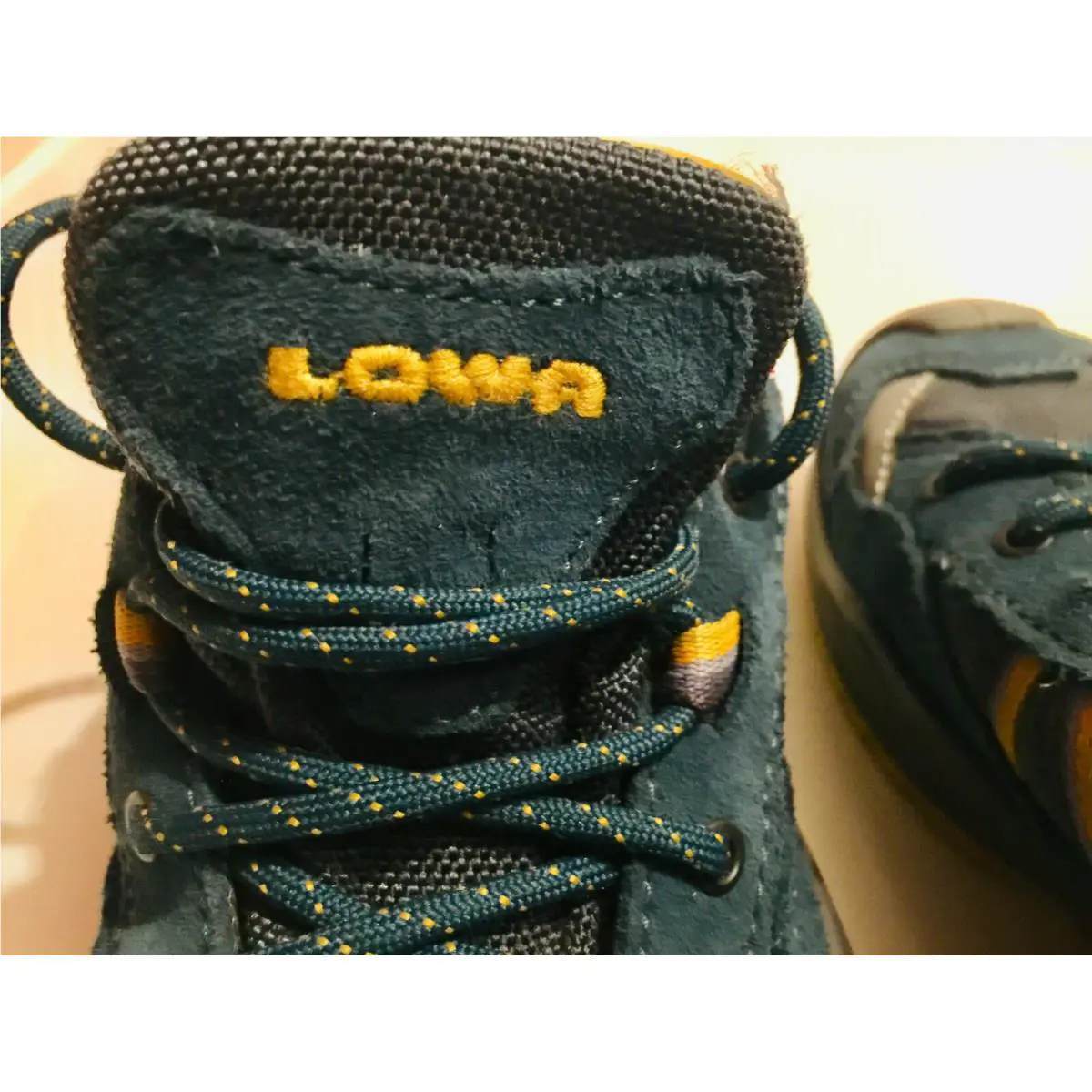 Lowa shoes - GTX Gore Tex - GTX Gore Tex - Petrol Blue / Yellow 7