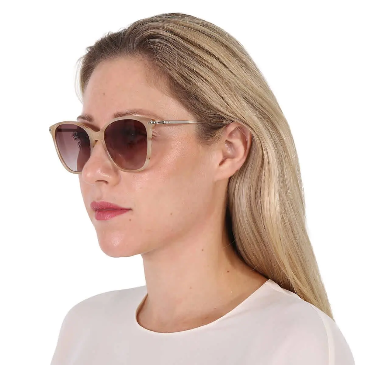Longchamp Brown Gradient Square Ladies Sunglasses LO660S 264 54 LO660S 264 54