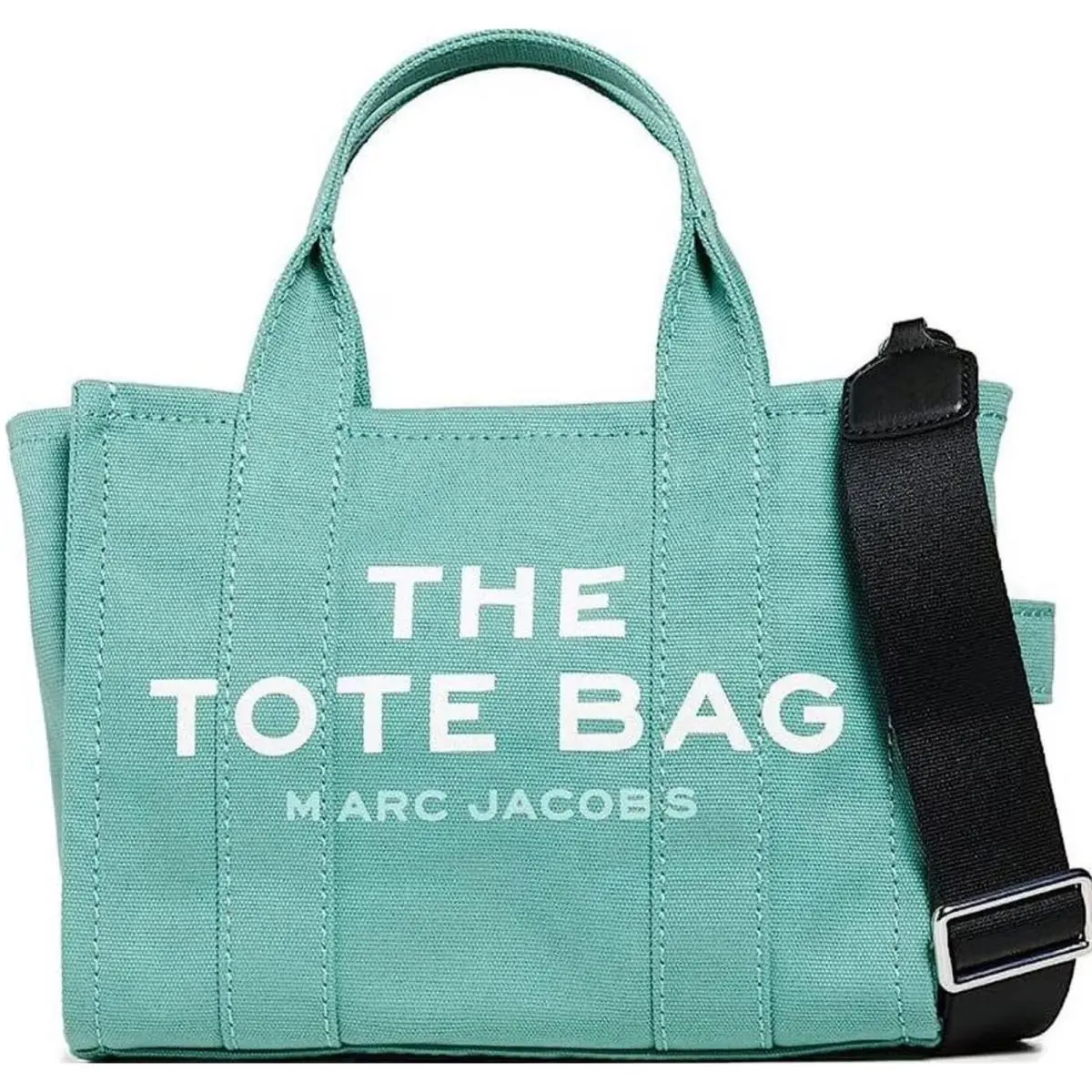 Marc Jacobs Women`s The Mini Tote Bag Wasabi Green Blue Graphic One Size M0