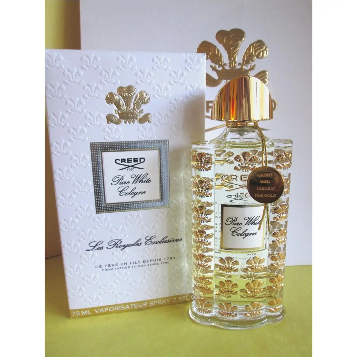 Pure White Cologne Creed Eau DE Parfum Batch A0321Z01A Vintage 75 ML 2.5 OZ
